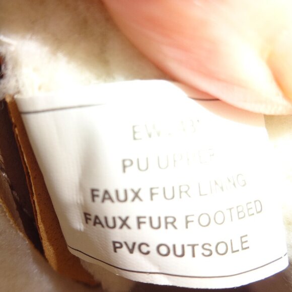 LAMO APRES women's boots size 8, tan, side zip, lace up, faux fur lining insole - Picture 10 of 15